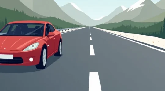 long journey by car
